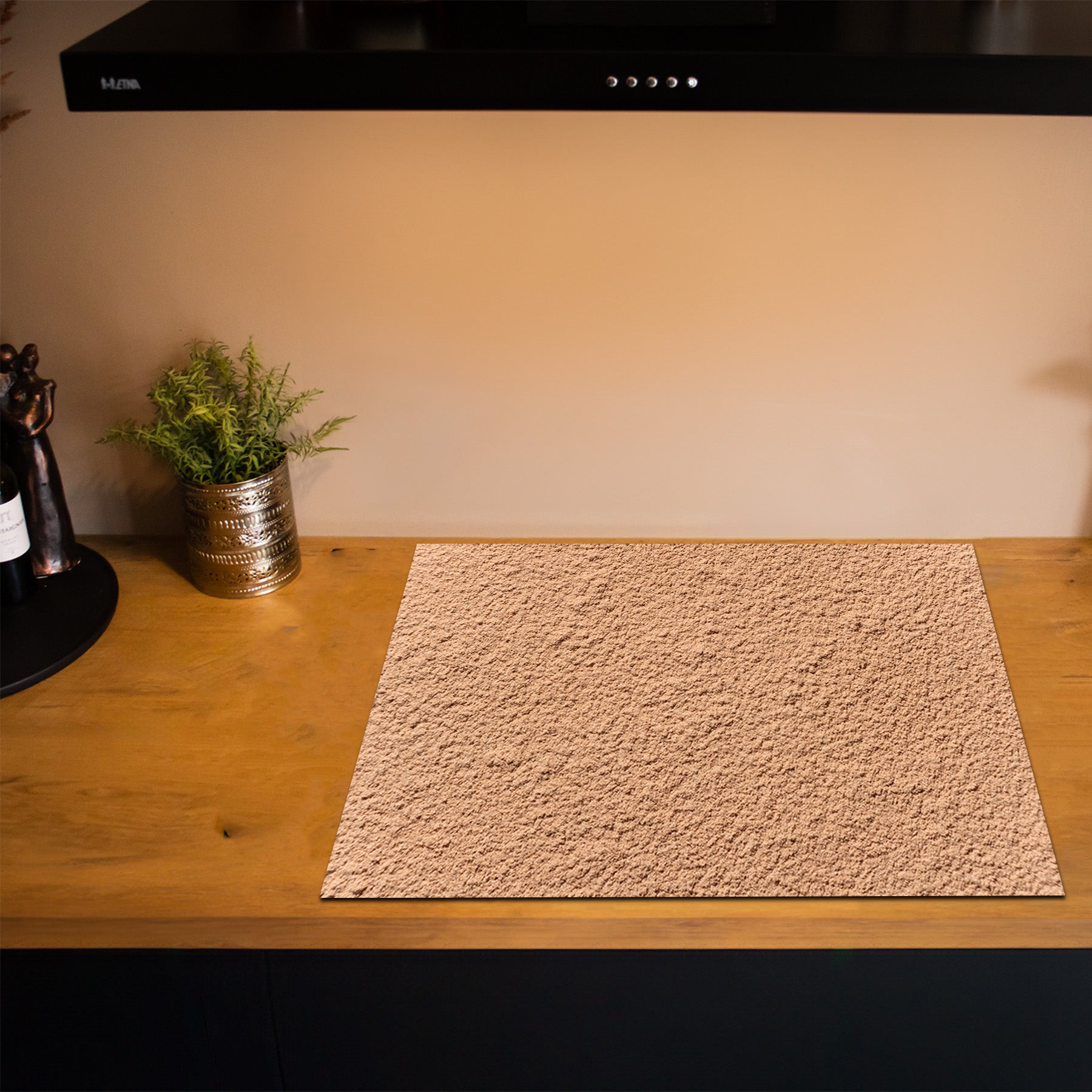 Herdabdeckplatte - Clay - Sandmatte Textur