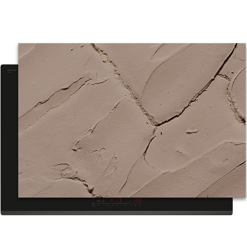 Herdabdeckplatte - Clay - Rissige Erde