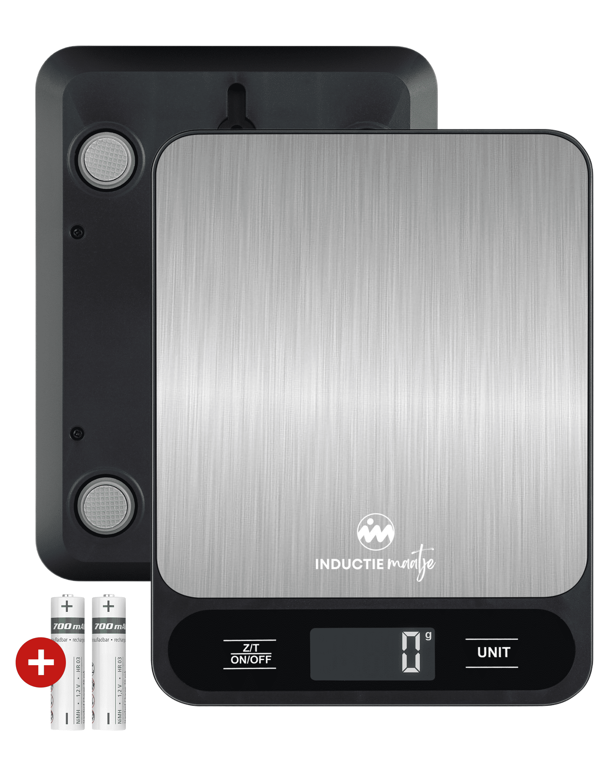 Digitale Küchenwaage – 1 g bis 15 kg – Tara-Funktion – inklusive Batterien