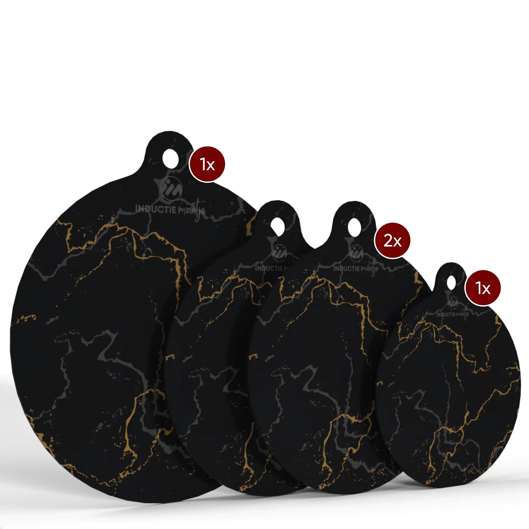 Inductie matjes set van 4 marmer design