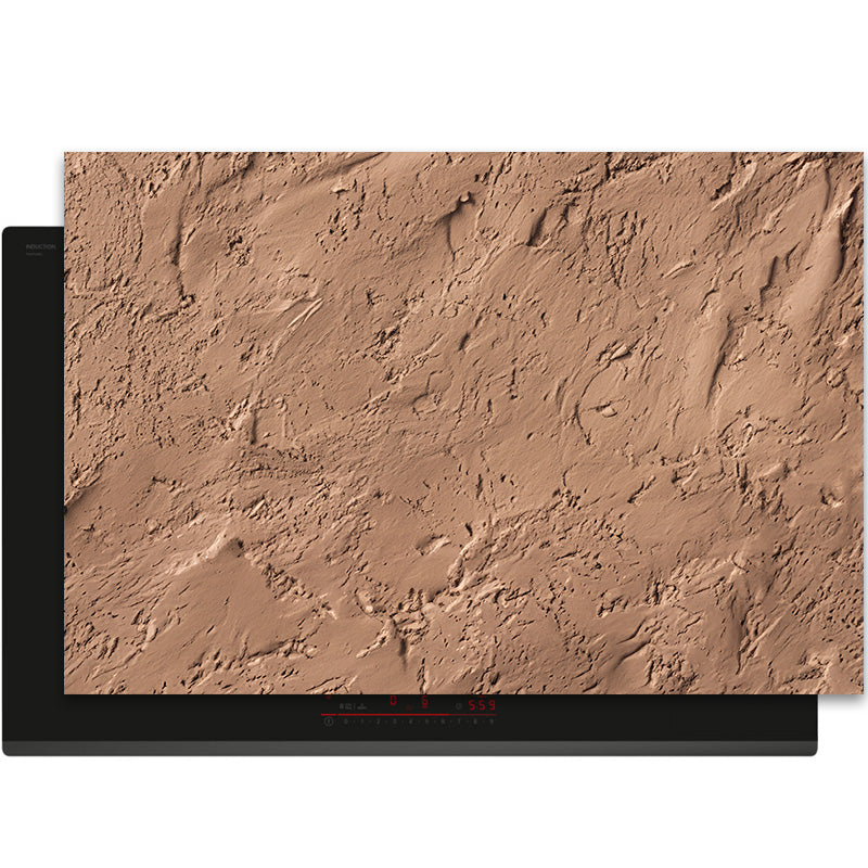 Herdabdeckplatte - Clay - Getrocknete Lehmschicht