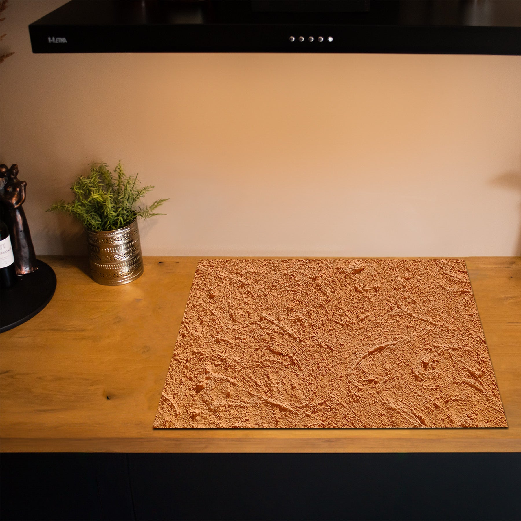 Herdabdeckplatte - Clay - Sonnengetrocknete Lehmoberfläche