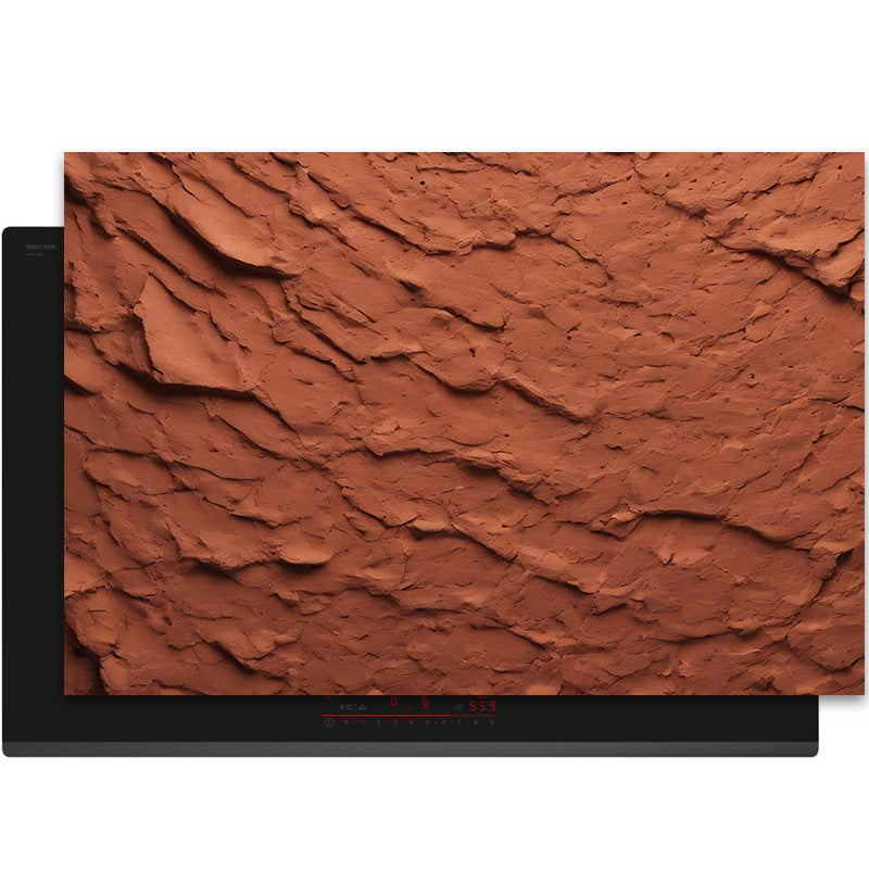 Herdabdeckplatte - Clay - Gebrochenes Terracotta