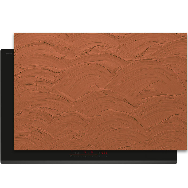 Herdabdeckplatte - Clay - Handgestrichenes Terracotta